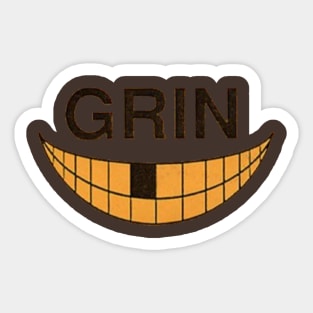 Grin Sticker